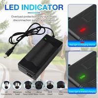 IXYHKB elektromos roller töltő 42V 2A - 6 csatlakozóval, Xiaomi M365 kompatibilis 4