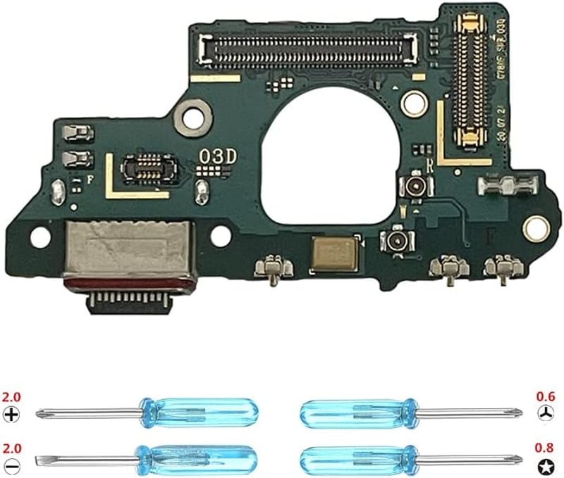 iYAiYO Töltőcsatlakozó Samsung S20 FE 4G Modellekhez (SM-G780F/G) - Dokkoló Aljzat Csere Szett Szerelési Eszközökkel