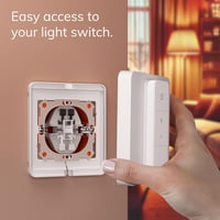 IYOKI Kapcsoló Takaró Philips Hue Dimmer V2-höz, Fali Kapcsoló Burkolat Adapter, 1 Gang Műanyag Matt Kivitel 4