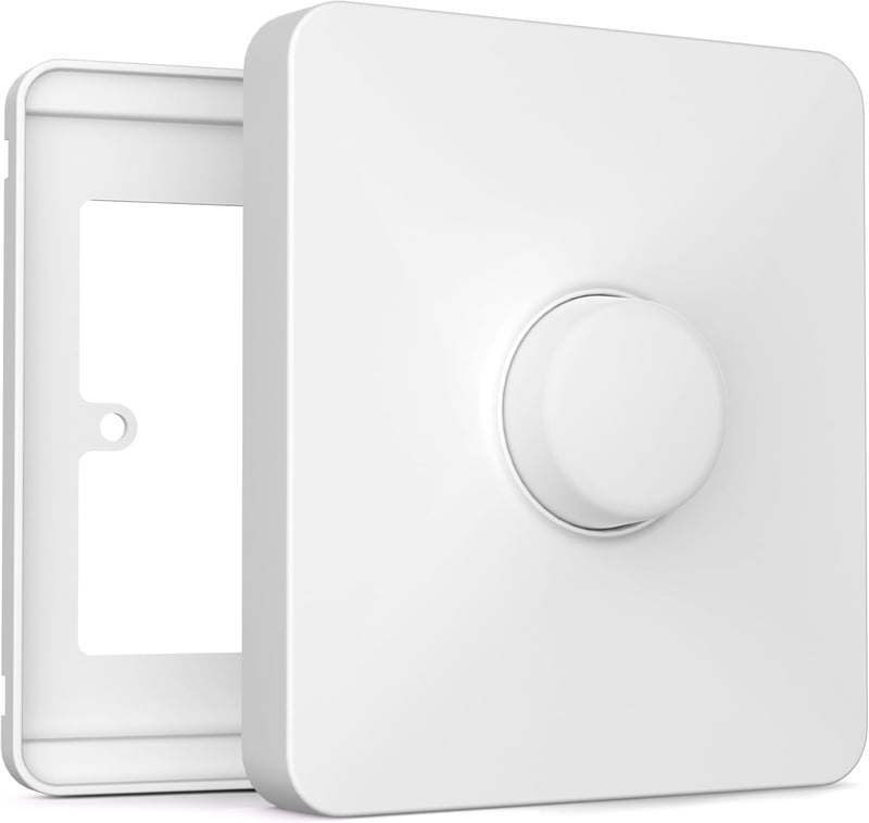 IYOKI Pro Switch Cover Philips Smart Button kapcsolóvédő, Hue kompatibilis adapter, 1-sebességes, matt műanyag, 2 darabos csomag