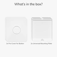 IYOKI Pro Switch Cover Philips Smart Button kapcsolóvédő, Hue kompatibilis adapter, 1-sebességes, matt műanyag, 2 darabos csomag 8
