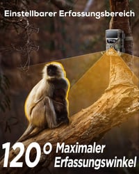 iZEEKER 4K 48MP WiFi vadkamera, dupla lencsével és éjjellátóval, 32GB SD-kártyával 7