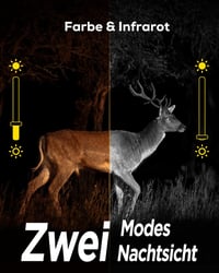 iZEEKER 4K 48MP WiFi vadkamera, dupla lencsével és éjjellátóval, 32GB SD-kártyával 3