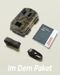 iZEEKER Vadvilág Kamera 940nm Infravörös, Mozgásérzékelő, Éjjellátó, IP66 Vízálló 8