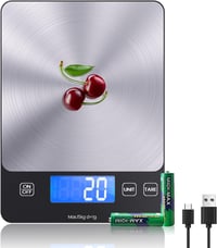 izeyu Digitális Konyhai Mérleg USB-C 15kg Precíziós Élelmiszer Mérő 1