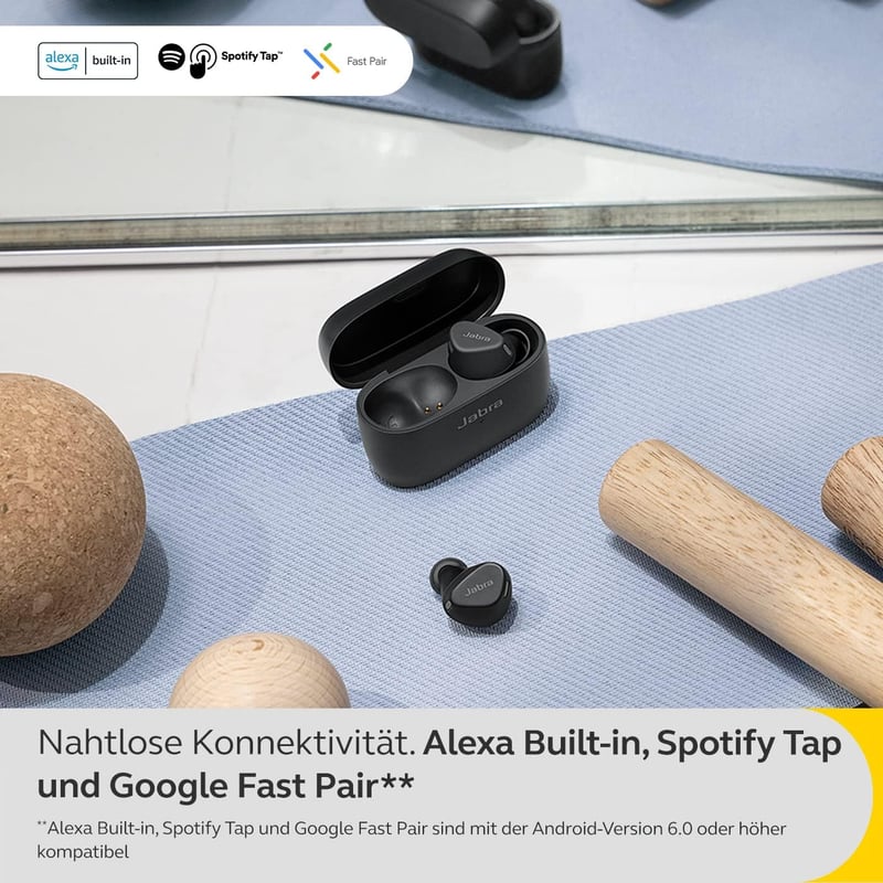 Jabra Elite 3 Active vezeték nélküli fülhallgató ANC zajszűréssel és vízálló sportdesignnal - black, Elite 3