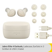 Căști In-Ear Wireless Jabra Elite 4 cu Anulare Activă a Zgomotului - Bluetooth, Spotify Tap, Google Fast Pair, Microsoft Swift Pair, Multipoint - Gri Închis 2