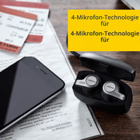 Bezdrôtové slúchadlá Jabra Elite 65t True Wireless s pasívnym potlačením hluku, technológiou 4 mikrofónov, titánová čierna – renovované 3