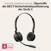 Káblové stereo slúchadlá s mikrofónom Jabra Engage 45 SE na kancelárske použitie, optimalizované pre UC 4