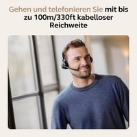 Káblové stereo slúchadlá s mikrofónom Jabra Engage 45 SE na kancelárske použitie, optimalizované pre UC 5