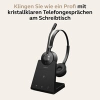 Káblové stereo slúchadlá s mikrofónom Jabra Engage 45 SE na kancelárske použitie, optimalizované pre UC 3