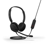 Káblová náhlavná súprava Jabra Evolve 10 s mikrofónom s potlačením šumu pre PC a notebooky – pripojenie USB-A – certifikácia TCO – ľahká konštrukcia – ovládanie na kábli 3