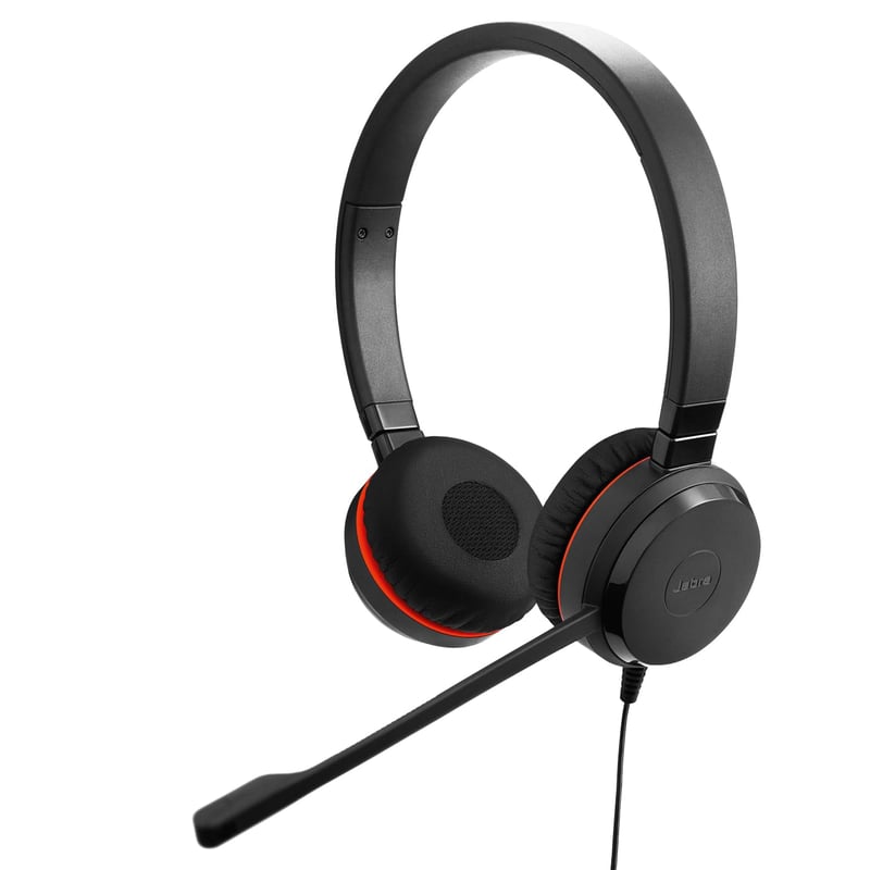 Stereo headset Jabra Evolve 30 II UC s mikrofónom s potlačením hluku, LED indikátorom, USB-C/A konektorom, čierny