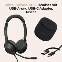 Káblová stereofónna náhlavná súprava Jabra Evolve2 30 SE s potlačením hluku mikrofónu, čierna 7