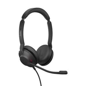 Žičane stereo slušalice Jabra Evolve2 30 SE s uklanjanjem buke, tehnologijom s 2 mikrofona, USB-A kabelom, za UC platforme, crne
