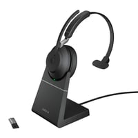 Căști mono wireless Jabra Evolve2 65 cu microfon, USB-A, Negru 1