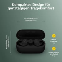 Bezdrôtové slúchadlá Jabra Evolve2 Buds s funkciou ANC a Bluetooth - čierne 9