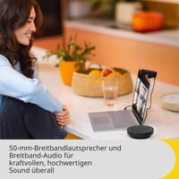 Speakerphone portabil Jabra Speak2 40, 4 microfoane cu anulare a zgomotului, difuzor cu bandă largă de 50 mm, USB-A și USB-C, certificat MS Teams, gri închis 6