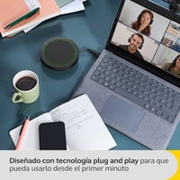 Speakerphone portabil Jabra Speak2 40, 4 microfoane cu anulare a zgomotului, difuzor cu bandă largă de 50 mm, USB-A și USB-C, certificat MS Teams, gri închis 8