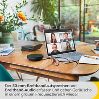 Bluetooth hlasitý odposluch Jabra Speak2 55, 4 mikrofóny s potlačením hluku, 50 mm širokopásmový reproduktor, prenosný, certifikovaný pre MS Teams, tmavosivý 7