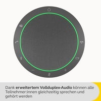 Bluetooth hlasitý odposluch Jabra Speak2 55, 4 mikrofóny s potlačením hluku, 50 mm širokopásmový reproduktor, prenosný, certifikovaný pre MS Teams, tmavosivý 4