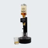 Stalak za Jack Daniel's Single Optic dozator viskija – Masivni drveni držač za bocu s dozatorom od 25 ml 5