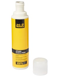 Impregnačný sprej Jack Wolfskin Apparel Clean & Proof 300 ml na textil a oblečenie s vodoodpudivou ochranou 3