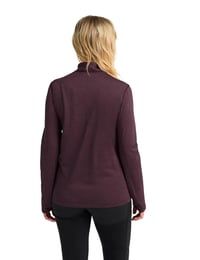 Dámske turistické tričko Jack Wolfskin Sky Thermal Hz – farba amarantová, veľkosť XL 2