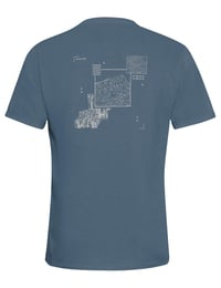 Tricou bărbătesc Jack Wolfskin Vonnan Graphic M - culoare Peak Trail Midnight Sky, mărimea 3XL (EU) 5