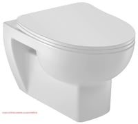 Jacob Delafon Odéon Up WC-ülőke lassan záródó lecsapódásgátlóval, levehető, fehér – E4764 kompatibilis 8