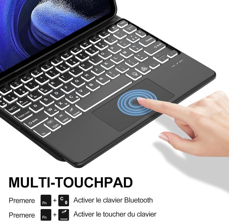 JADEMALL Billentyűzet Tok Touchpad-del Xiaomi Pad 6 11 Colos Tablethez