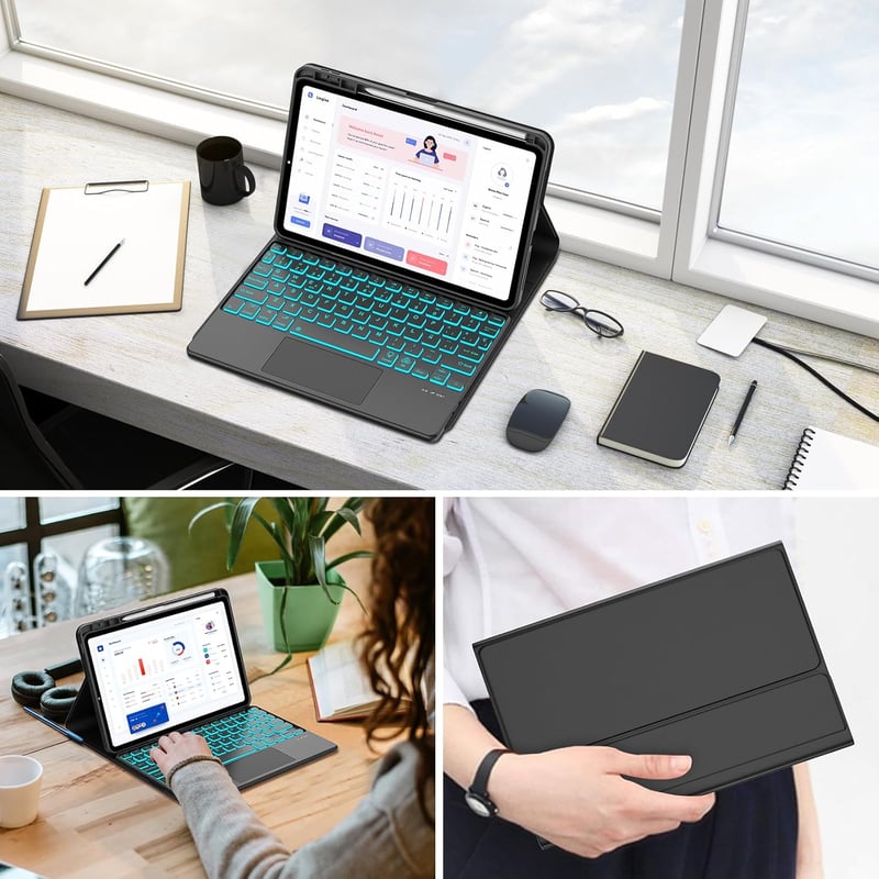 JADEMALL Billentyűzet Tok Touchpad-del Xiaomi Pad 6 11 Colos Tablethez