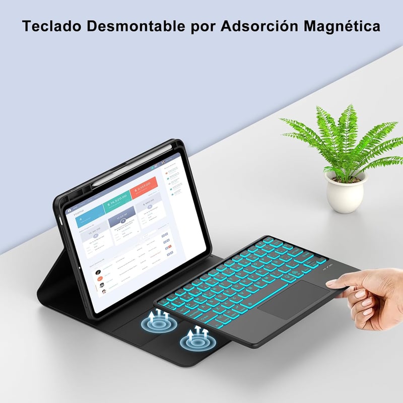 JADEMALL Billentyűzet Tok Touchpad-del Xiaomi Pad 6 11 Colos Tablethez