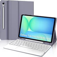 JADEMALL Billentyűzet Tok Trackpaddal Samsung Tab S10 FE/S9 FE 10.9" Lila AZERTY 1
