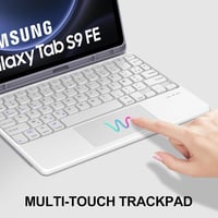 JADEMALL Billentyűzet Tok Trackpaddal Samsung Tab S10 FE/S9 FE 10.9" Lila AZERTY 6