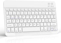 JADEMALL Bluetooth Billentyűzet iPad Samsung Lenovo Huawei Xiaomi Tablet Telefonhoz, Újratölthető Vezeték Nélküli Klaviatúra iOS Android Win 1