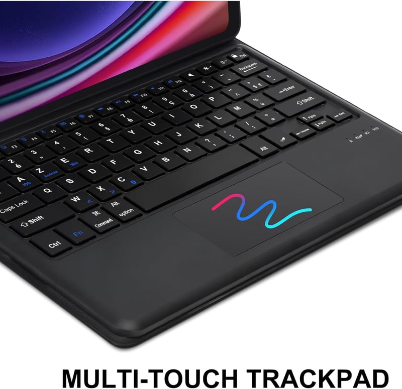 JADEMALL Bluetooth Billentyűzet Touchpad-dal Samsung Tab S9 Ultra 14,6"