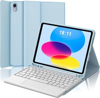 JADEMALL Bluetooth Billentyűzet Trackpaddel iPad A16 11. Generációhoz (2025) és 10. Generációhoz (2022) - Levehető AZERTY Billentyűzet Érint 1