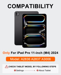 JADEMALL futrola s tipkovnicom za iPad Pro 11 inča (M4) 5. generacije 2024, pozadinsko osvjetljenje u 7 boja, Bluetooth, držač za olovku, ljubičasta 2
