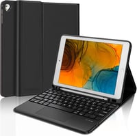 JADEMALL iPad 9.7 Billentyűzet Tok Trackpad-dal Bluetooth Mágneses Leválasztható Fekete 1