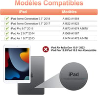 JADEMALL iPad 9.7 tok AZERTY Bluetooth billentyűzettel, mágneses leválasztható - rózsaszín 2