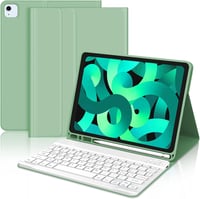 JADEMALL iPad Air 5/4 10.9" Mágneses Billentyűzetes Tok Világoszöld QWERTY 1
