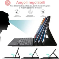 JADEMALL iPad Tok Olasz Billentyűzettel és Trackpaddal 10.2" 9./8./7. Generáció 3