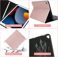 JADEMALL iPad Tok Olasz Billentyűzettel és Trackpaddal 10.2" 9./8./7. Generáció 8