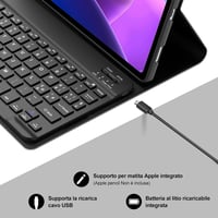 JADEMALL Lenovo Tab 10.1 2025 Mágneses Bluetooth Billentyűzet Tok 4
