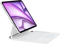 JADEMALL Magic Keyboard iPad Air 13" (M2) és Pro 12,9" (2022-2018) - Bluetooth billentyűzet háttérvilágítással és Multi-Touch trackpaddel, f 1