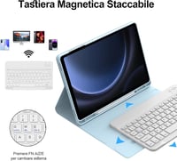 JADEMALL Samsung Galaxy Tab S9 FE 10.9" Billentyűzet Tok Bluetooth Olasz QWERTY 3