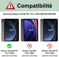 Jademall Samsung Galaxy Tab S9 FE+ 12.4" mágneses billentyűzet tok világoszöld 2