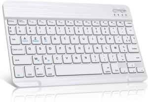 JADEMALL futrola s AZERTY Bluetooth tipkovnicom za Xiaomi Pad 6/6 Pro 11" - ružičasta