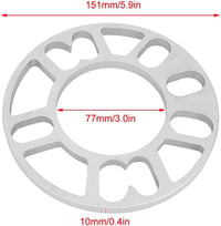 Jadeshay 10mm Alumínium Kerékközépítő Távolságtartó, 2db Univerzális 4/5 Csavaros Felni 3